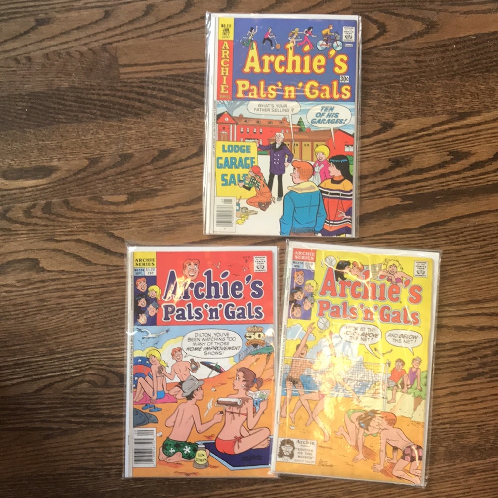 Bundle 3 Archie’s Pals n Gals Comics 1977 - 1991